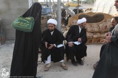 (١٠١) التفاني من طلبة الحوزة في الإجابة على الأسئلة في طريق يا حسين