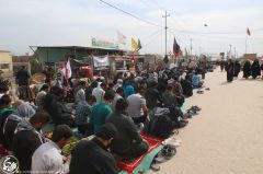 (١٠٥) الصلاة الموحدة الممتدة بأئمة الجماعة المتعددين على طريق يا حسين