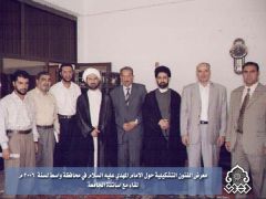 معرض الفنون التشكيلية / لقاء مع اساتذة الجامعة