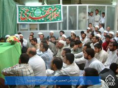 جانب من الحضور في سلسلة الندوات المهدوية / الشيخ محمد مهدي الآصفي