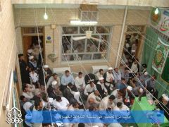 جانب من الحضور في سلسلة الندوات المهدوية / الشيخ محمد مهدي الآصفي