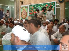 جانب من الحضور في سلسلة الندوات المهدوية / السيد سامير البدري