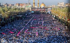 (٢٠٧) الحشود المليونية تؤدي البيعة لأبي الاحرار في يوم الأربعين