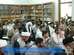 جانب من الحضور في سلسلة الندوات المهدوية