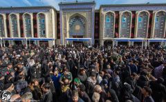 (٢٠٨) عشاق أبي الاحرار عليه السلام يؤدون مراسيم زيارة الأربعين