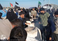 (٣١٦) احدى مواكب الخبز على طول طريق مسيرة العشق