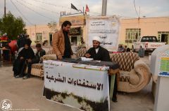 (٩٦) أحد طلبة الحوزة العلمية من المبلغين يجيب على أسئلة السائرين